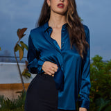 Clara | Modern military chic lapel shirt