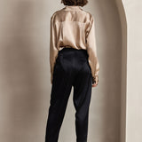 Clara | Modern military chic lapel shirt