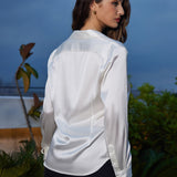 Clara | Modern military chic lapel shirt