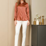 Clara | Modern military chic lapel shirt