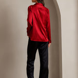 Clara | Modern military chic lapel shirt