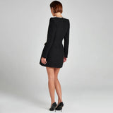 Celeste | Pearl Embellished Mini Dress