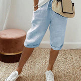 Emma Linen and Cotton Shorts