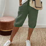 Emma Linen and Cotton Shorts