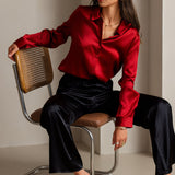 Clara | Modern military chic lapel shirt