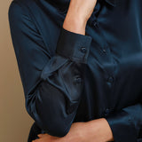 Clara | Modern military chic lapel shirt