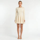 Claire | Long Sleeve A-Line Dress