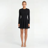 Claire | Long Sleeve A-Line Dress