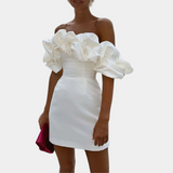 Solea | White Boho Mini Dress