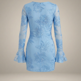 Claire | Long Sleeve A-Line Dress