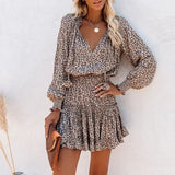 Savannah | Leopard Print Mini Dress