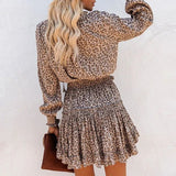 Savannah | Leopard Print Mini Dress