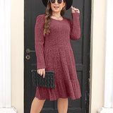 Clara | Timeless warm knitted dress