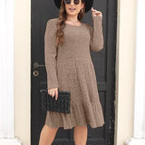 Clara | Timeless warm knitted dress