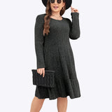 Clara | Timeless warm knitted dress