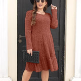 Clara | Timeless warm knitted dress