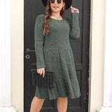 Clara | Timeless warm knitted dress