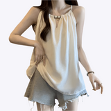Ella | Trendy halter neck women's blouse