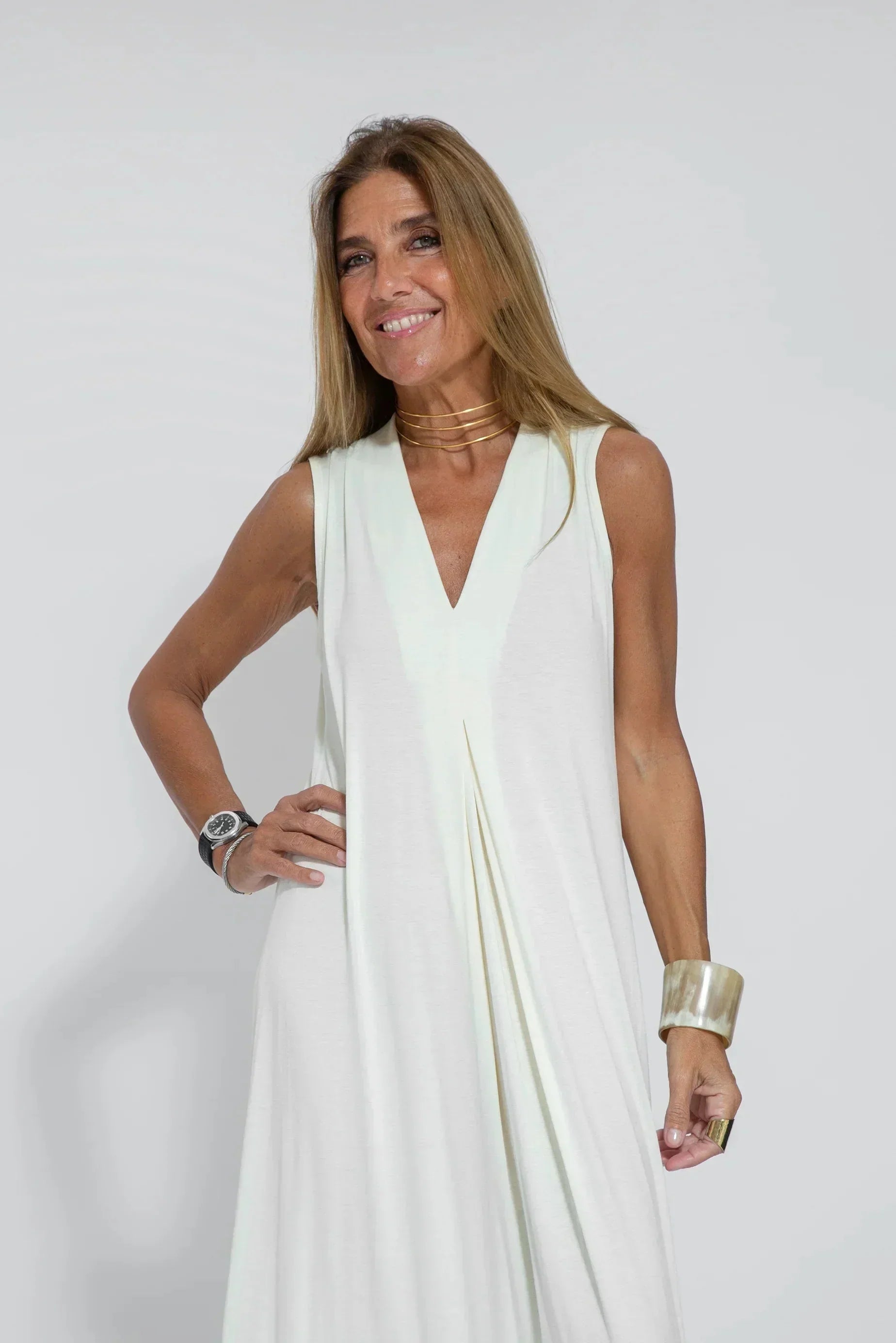 Graceful slimline woman's dress